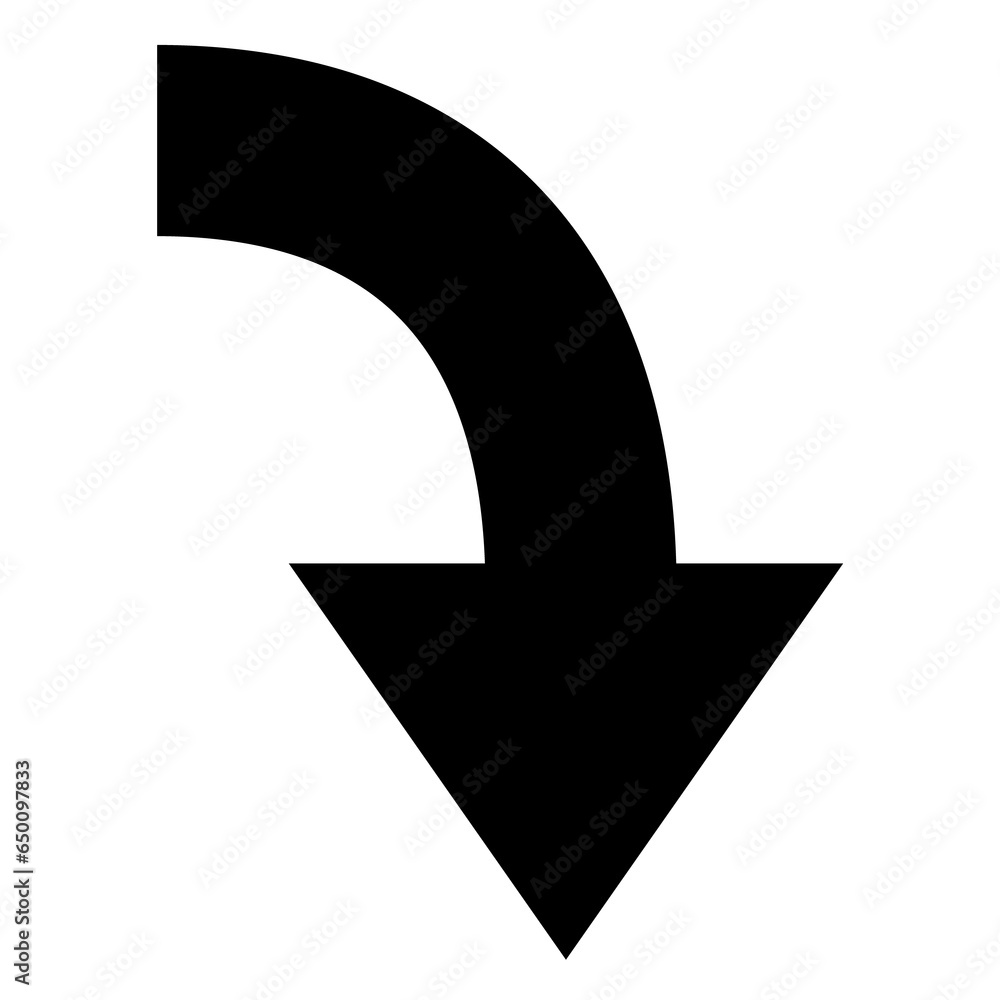 Poster arrow icon. modern simple arrow or cursor. directional arrow flat style isolated on white background