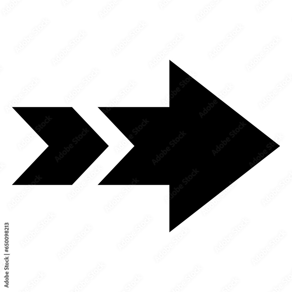 Poster arrow icon. modern simple arrow or cursor. directional arrow flat style isolated on white background