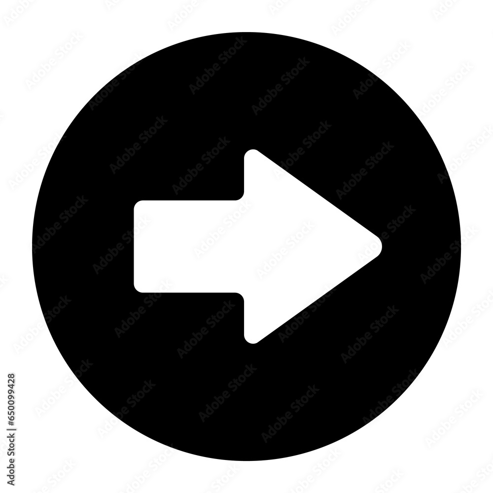 Aufkleber arrow icon. modern simple arrow or cursor. directional arrow flat style isolated on white background