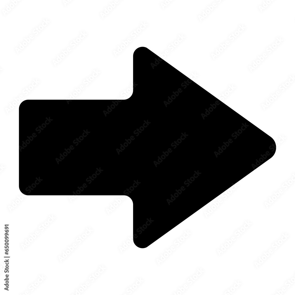 Poster arrow icon. modern simple arrow or cursor. directional arrow flat style isolated on white background
