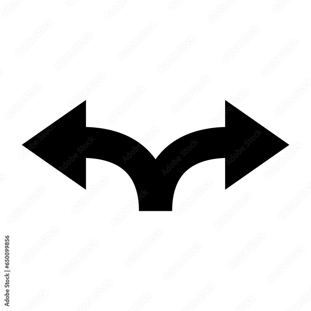 Poster arrow icon. modern simple arrow or cursor. directional arrow flat style isolated on white background