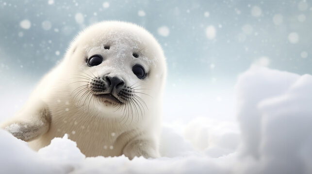 White Harp Seal Images – Browse 1,231 Stock Photos, Vectors, and Video |  Adobe Stock