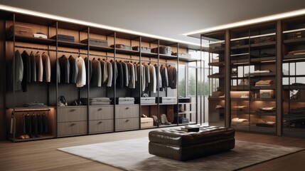 wardrobe in the wardrobe