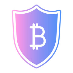 bitcoin shield icon