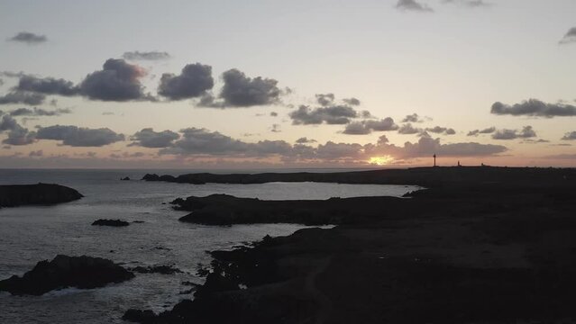 Sunrise in Ouessant/Ushant, Bretagne, France.