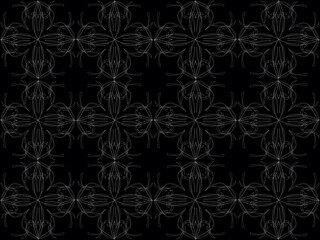 black and white seamless pattern