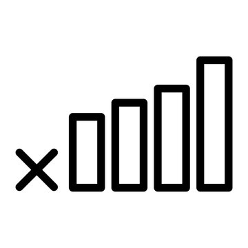 no signal line icon
