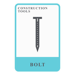 Bolt Construction Customizable Playing Name Card