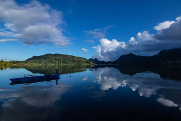 Reflection in French Polynesia 