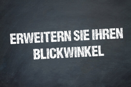 Erweitern Sie Ihren Blickwinkel	