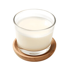 Amazake Sweet Fermented Rice Drink Isolated on White Background
