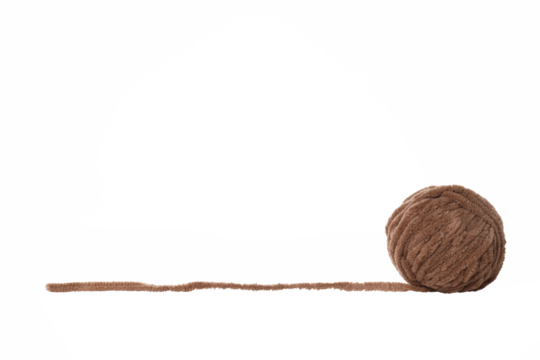 PNG, Cozy hobby - knitting, isolated on white background