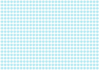 12枚花びら水色小