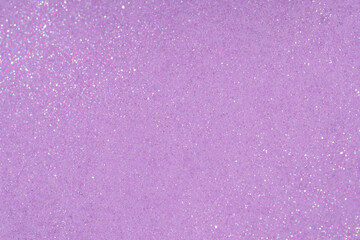Light purple bokeh abstract background. Shiny shimmer. Lavender trendy color background