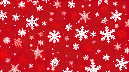 Happy winter pattern of snowflakes. Flat line snowing icons, cute snow flakes wallpaper