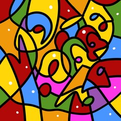 art color of abstract background