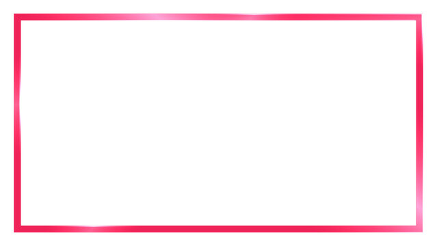 pink frame isolated