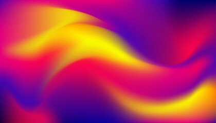 High Quality Vector Abstract Vibrant Colors Gradient Wavy Mesh Background
