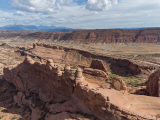 Fotografia aerea arches national park