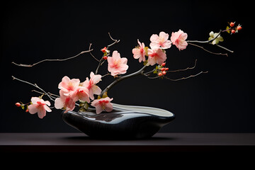 Subtle Elegance Ikebana Arrangement