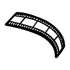Doodle Filmstrip Illustration