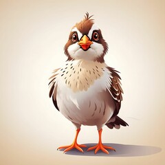 Lark Bird Illustration AI Generative