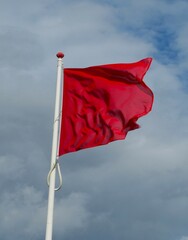 STURM ! - rote Flagge = Badeverbot !