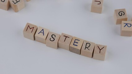 mastery wooden words