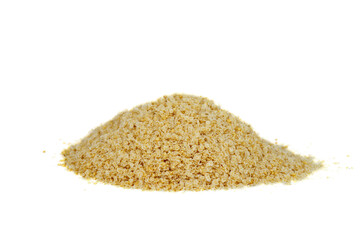 Amaranth flakes isolated on white background