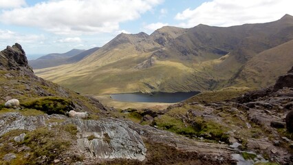 Fototapeta premium Carrauntoohill Mountain in Kerry, Ireland.