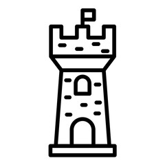 Castle Tower Icon © IconVerse