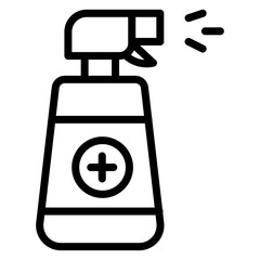 Cleaning Spray Icon