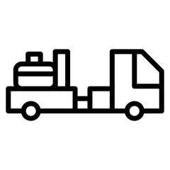 Baggage Truck Icon