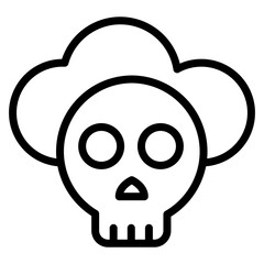 Cloud Virus Icon