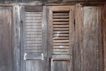 old wooden door