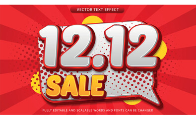 Fototapeta premium sale banner text effect editable eps file