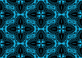 Seamless ethnic geometric pattern, authentic print.