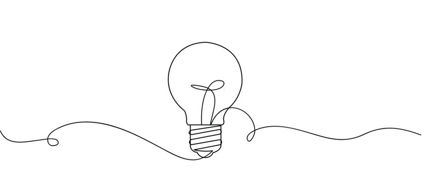 Light Bulb Line Art Images – Browse 82,504 Stock Photos, Vectors, and Video