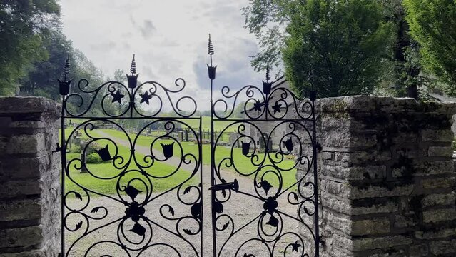 wrought gate