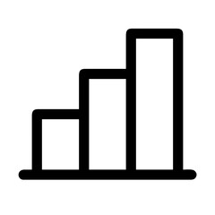 Business chart icon symbol image vector. Illustration of the diagram graphic statistics design image