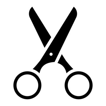 Scissors Icon Tool Barber White Icon Shadow Transparent Background Stock  Vector by ©fokas.pokas 232862480