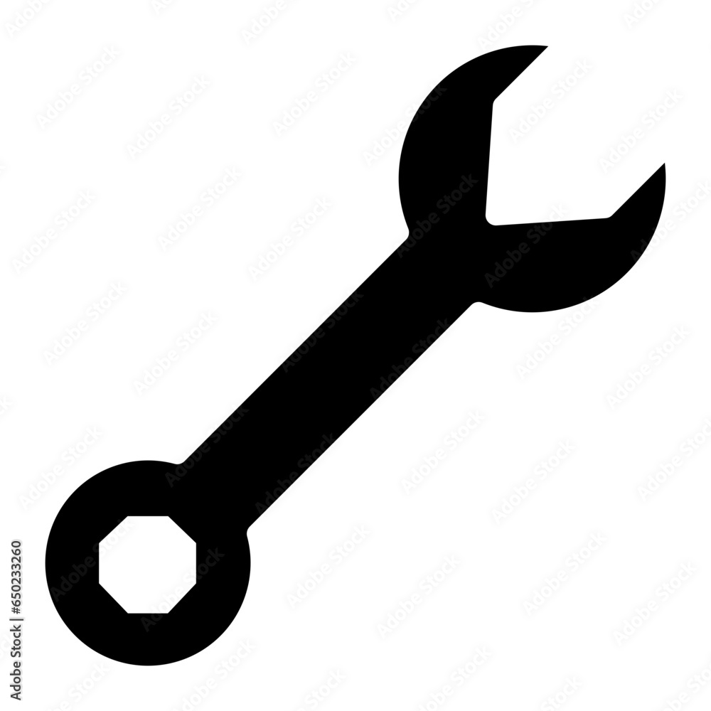 Wall mural wrench icon