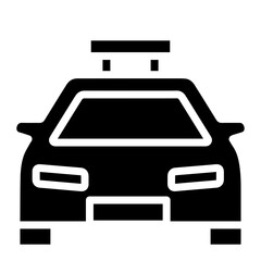 Obraz premium Police Car Icon