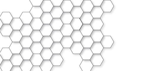 Abstract background with lines. Modern simple style hexagonal graphic concept. Background with hexagons. Abstract honeycomb background.