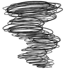 Tornado drawing use decoration design