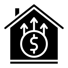 House Price Increase Icon