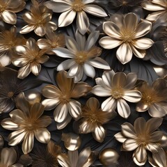 A garden of metallic flowers with petals that emit soothing, healing vibrations when touched2