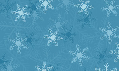 Snowflakes background. Winter. Vector. Christmas pattern for wallpaper, packagings, textiles, paper, etc.
