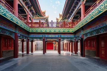 Crédence en verre imprimé Pékin The Architectural Structure of Ancient Chinese Palaces