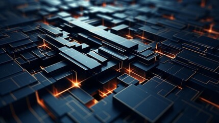 Obraz premium computer circuit board